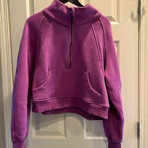 3/4 length purple scuba. Lulu ( not authenticated).